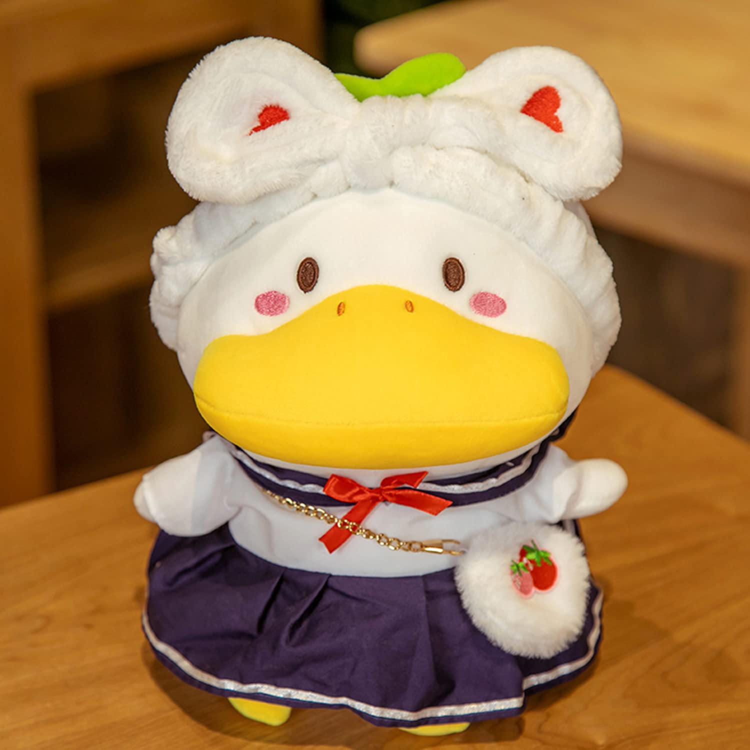 Amazon Co Jp ぬいぐるみ 縫いぐるみ 可愛い 抱き枕 アヒル ぬいぐるみ おもちゃをドレスアップ 高さが33cm ぬいぐるみ 赤ちゃん 人形 かわいい 人気 お誕生日プレゼント 彼女 子供 カップル クリスマスプレゼント 紫の 1個 附着ギフト用の箱 おもちゃ