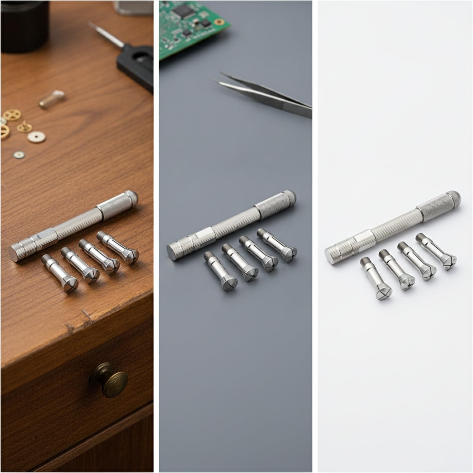 Uhrmacher Zange Uhr Reparatur Zange Werkzeug set Pinzetten Werkzeug Armbanduhren Werkzeug aus Edelstahl mit Ergonomischem Griff Und Austauschbaren