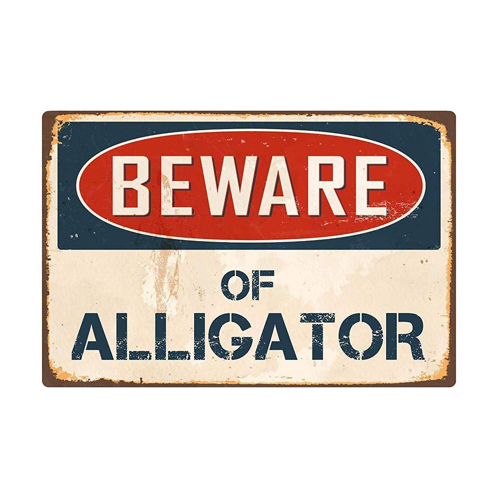 Gadgets Wrap BEWARE OF SHARK Warning Signs Danger Sign Flag Plaque Bar Club Cafe Garage Wall Decor Art Tin Signs Warning Guard-image-34