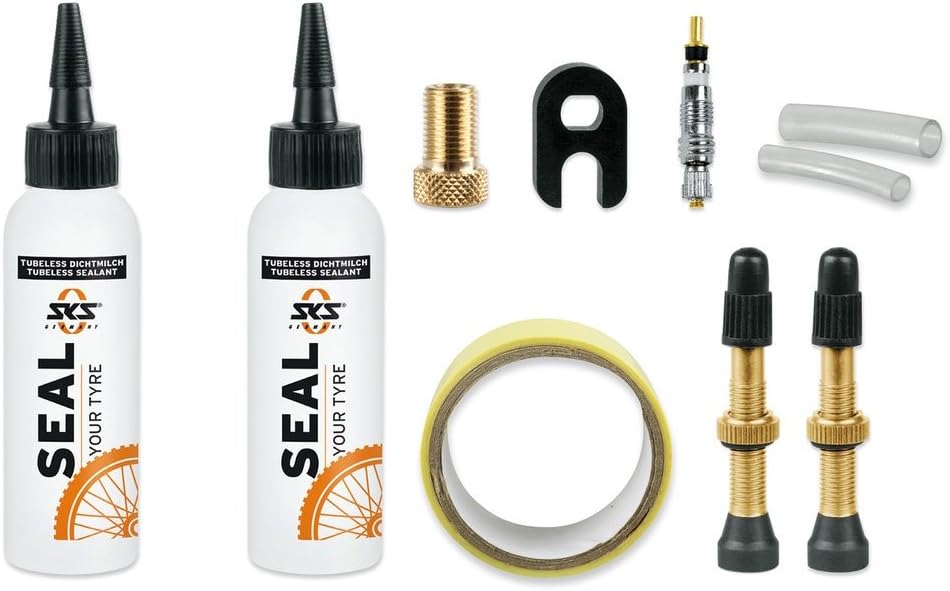 SKS Germany Unisex – Adult's Seal Your Tire Puncture kit, Black, 1 Size