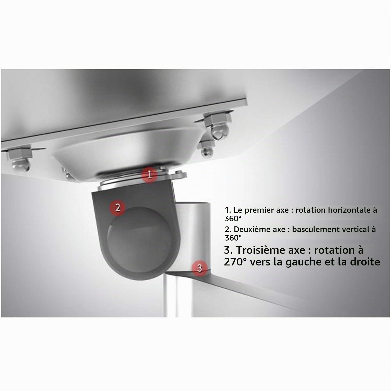 Wall Mount Keyboard Arm Plateau Articulé pour Clavier/Souris Rotatif Ajustable Murale Portable Clavier Support