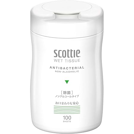 スコッティ ウェットティシュー 除菌 ノンアルコールタイプ 本体 100枚