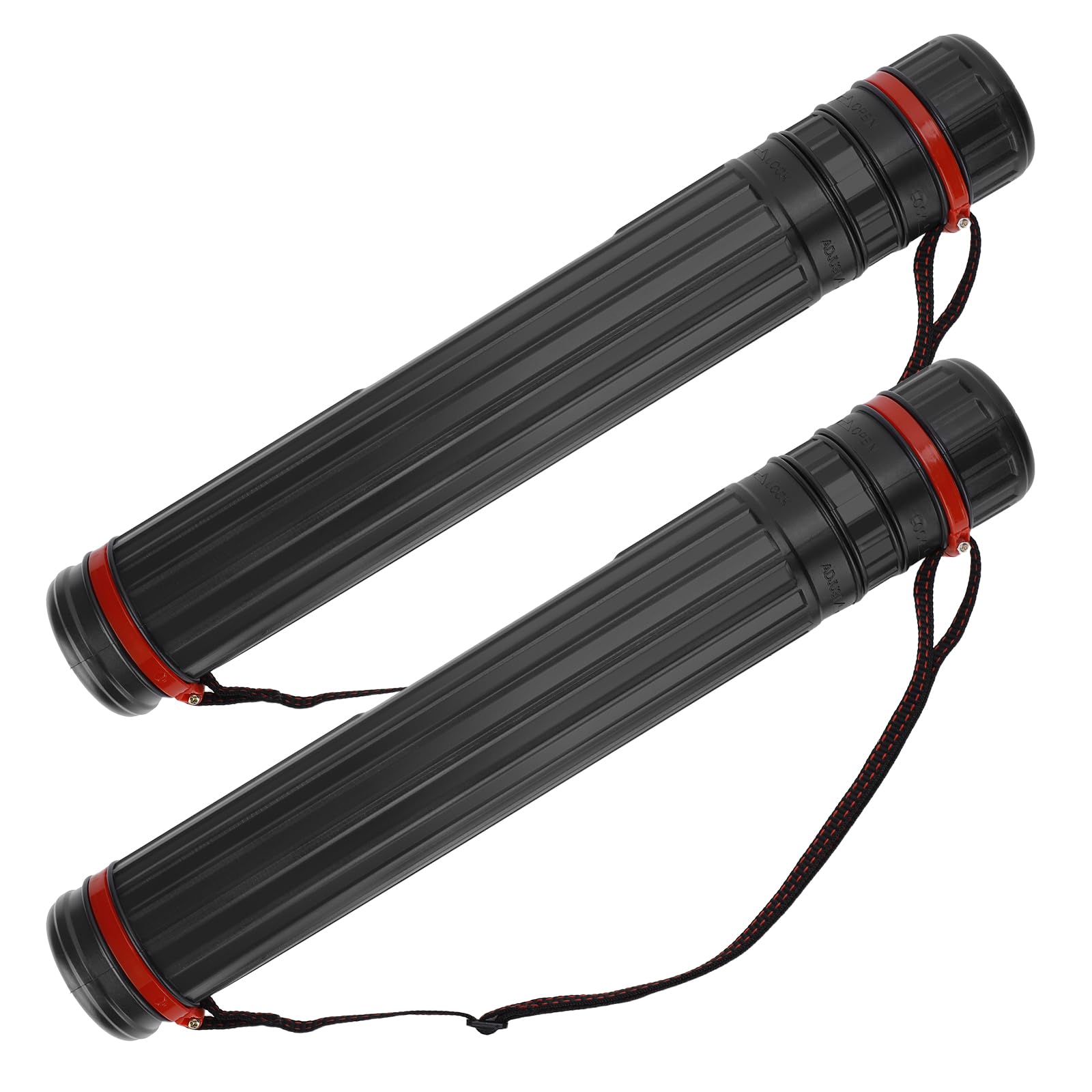 DEWEL Rouleau de Transport Télescopique A1 (45-75 cm) Lot de 2, Plastique Résistant