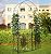 1. GO Steel Garden Arch with Gate, 7'5'' High x 4'2'' Wide, Garden Arbor for Various Climbing Plant, Outdoor Garden Lawn Backyard