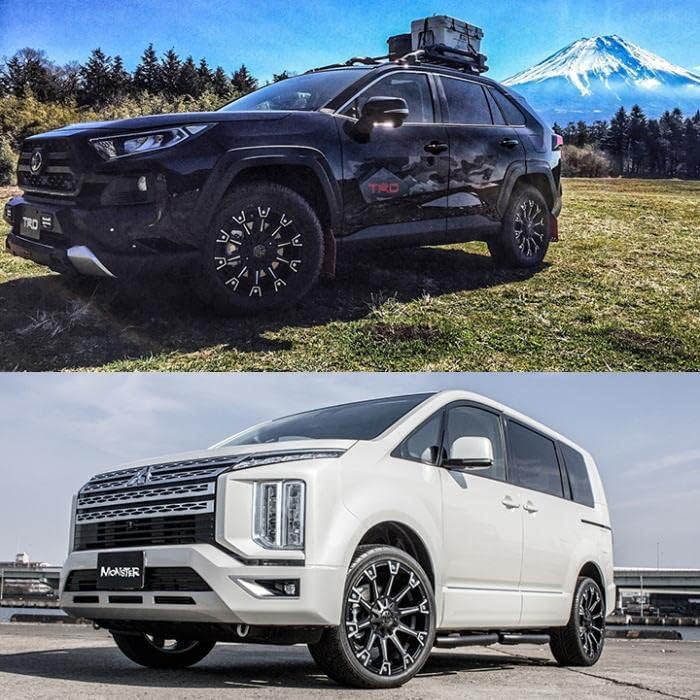 4本価格 200系ハイエース クリムソンマーテルギアモンスター