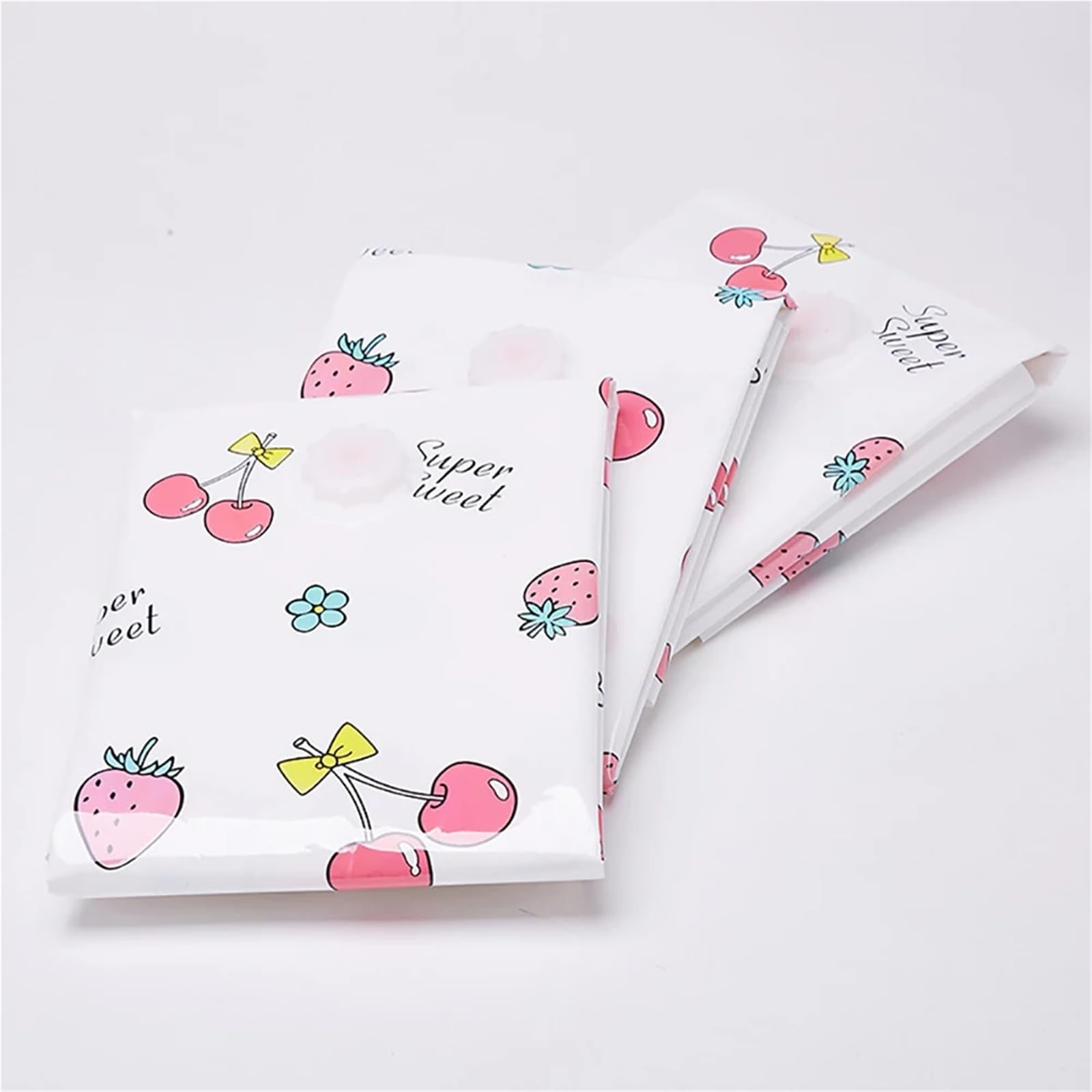 Bolsas Envasar Al Vacio Ropa Bolsas de almacenamiento al vacío, reutilizables, for ahorrar espacio, for viajes, ropa, edredones, mantas, plástico comprimido, for guardar ropa en casa, armarios.(5PCS-M