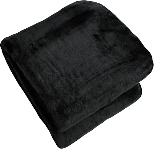 Miniatura 4 de SOLARON Manta Queen suave extra grande para otoño, invierno y primavera, todas las estaciones, acogedora y cálida de 430 GSM, peso medio, forro