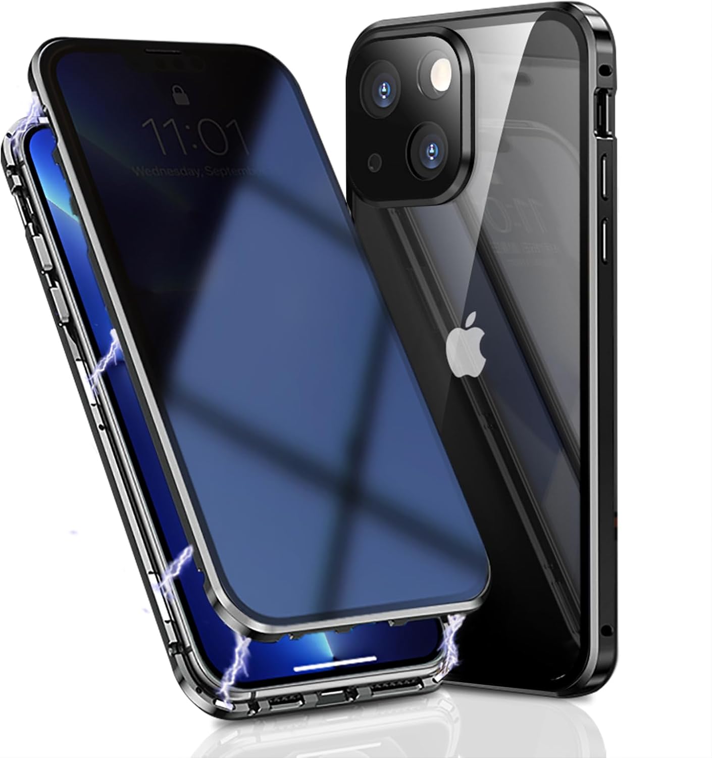 OMGZONE Privacy Case for iPhone 15 Plus Magnetic Cover,Screen Protector built-in Anti-peep Tempered Glass Full Cover with Camera Protector,360 Degree Metal Bumper Case for iPhone 15 Plus,Black OMGZONE Privacy Case for iPhone 15 Plus Magnetic Cover,Screen Protector built-in Anti-peep Tempered Glass Full Cover with Camera Protector,360 Degree Metal Bumper Case for iPhone 15 Plus,Black