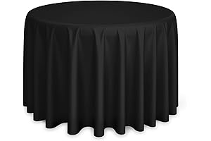 Lann's Linens 120-Inch Round Tablecloth for Weddings, Banquets, and Restaurants