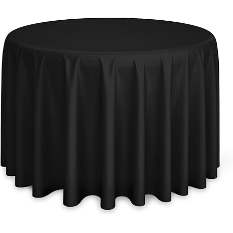 Lann's Linens 120-Inch Round Tablecloth for Weddings, Banquets, and Restaurants