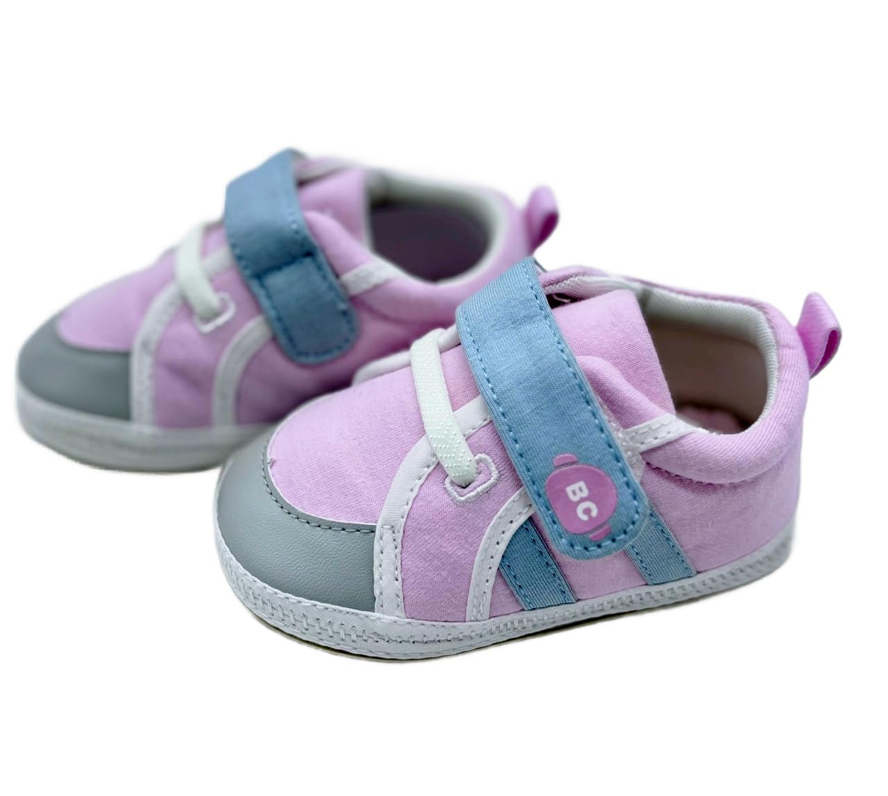 the dds store Baby First Walking Canvas Sneakers, Multicolor, Hook and Loop Closure, Non-Slip Soft Sole, Mid Top Casual Style for Infants, Toddlers-picture-46