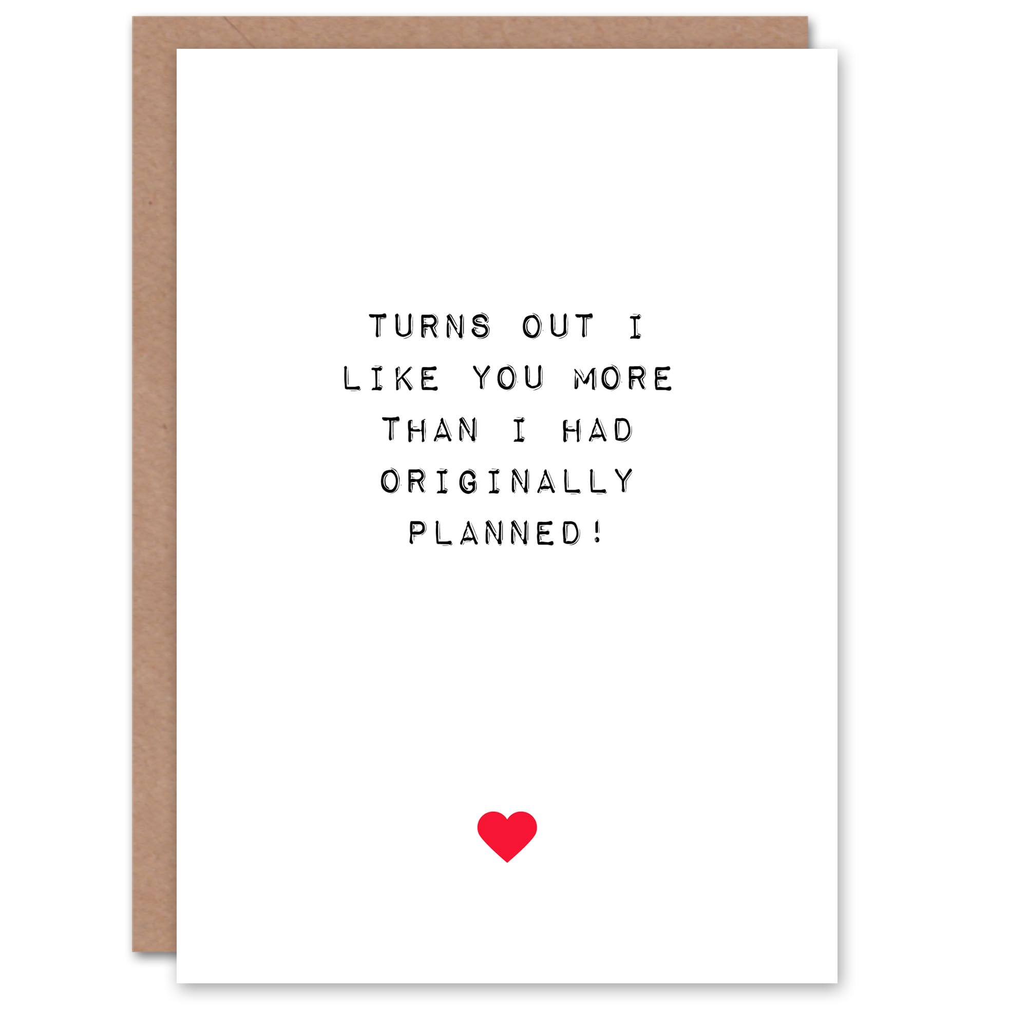 Artery8 Greeting Card - Anniversary Card - Humour - White