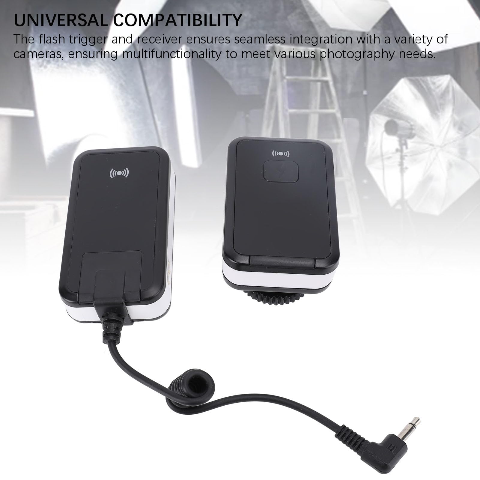 Generic Kit Ricevitore Trigger Flash Radio Wireless Trasmettitore Trigger da 2,4 GHz a 16 Ad Alte Prestazioni per Fotocamera DSLR con compatibilità Universale per Studi Fotografici
