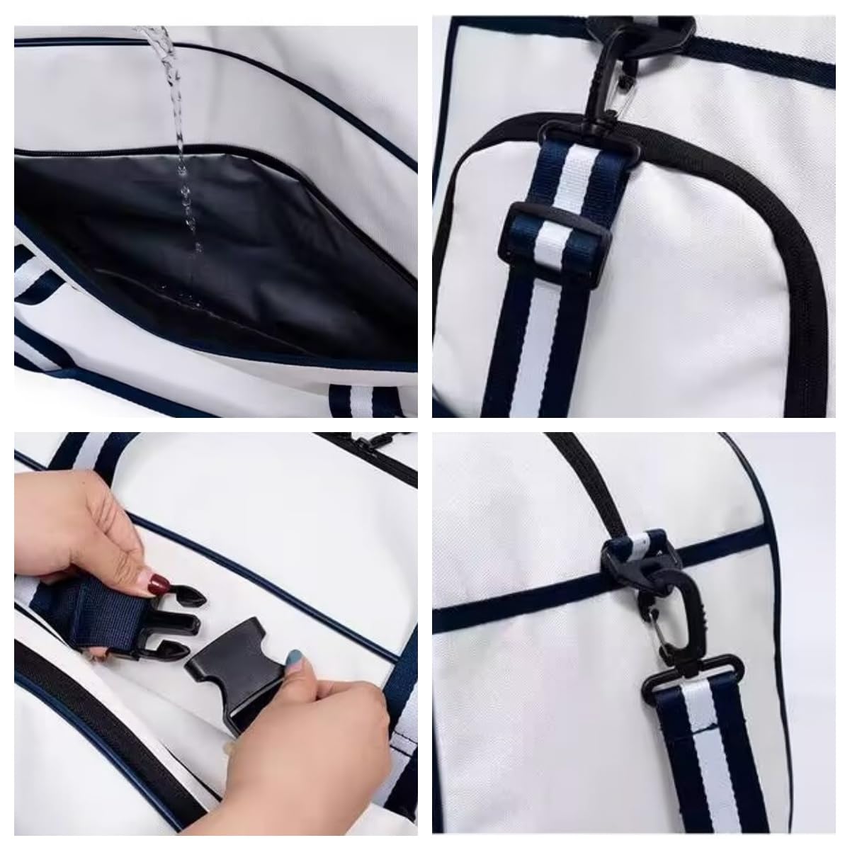 TentHome Sac Padel pour Homme Femme, Sac de Sport Housse Raquette Padel et Tennis de Table Imperméable