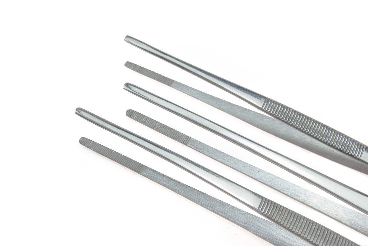 Se TW2 – 408 Conjunto de 3 pinzas con puntas de sierra, longitud: 12 ", 10", 8 "