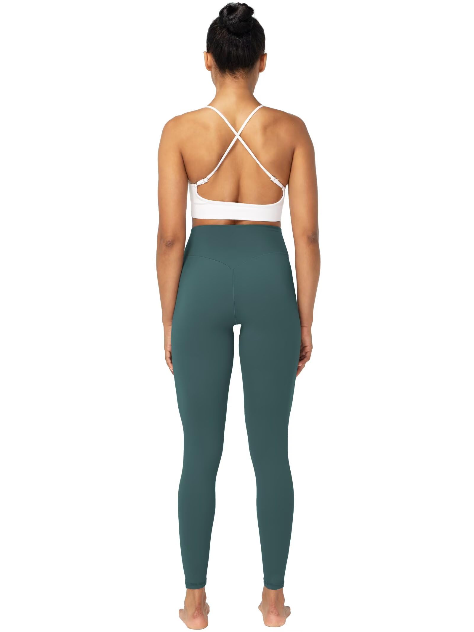 Sunzel Nunaked - Leggings de entrenamiento para mujer, control de abdomen, compresión, entrenamiento, gimnasio, yoga, sin costura frontal y cintura alta