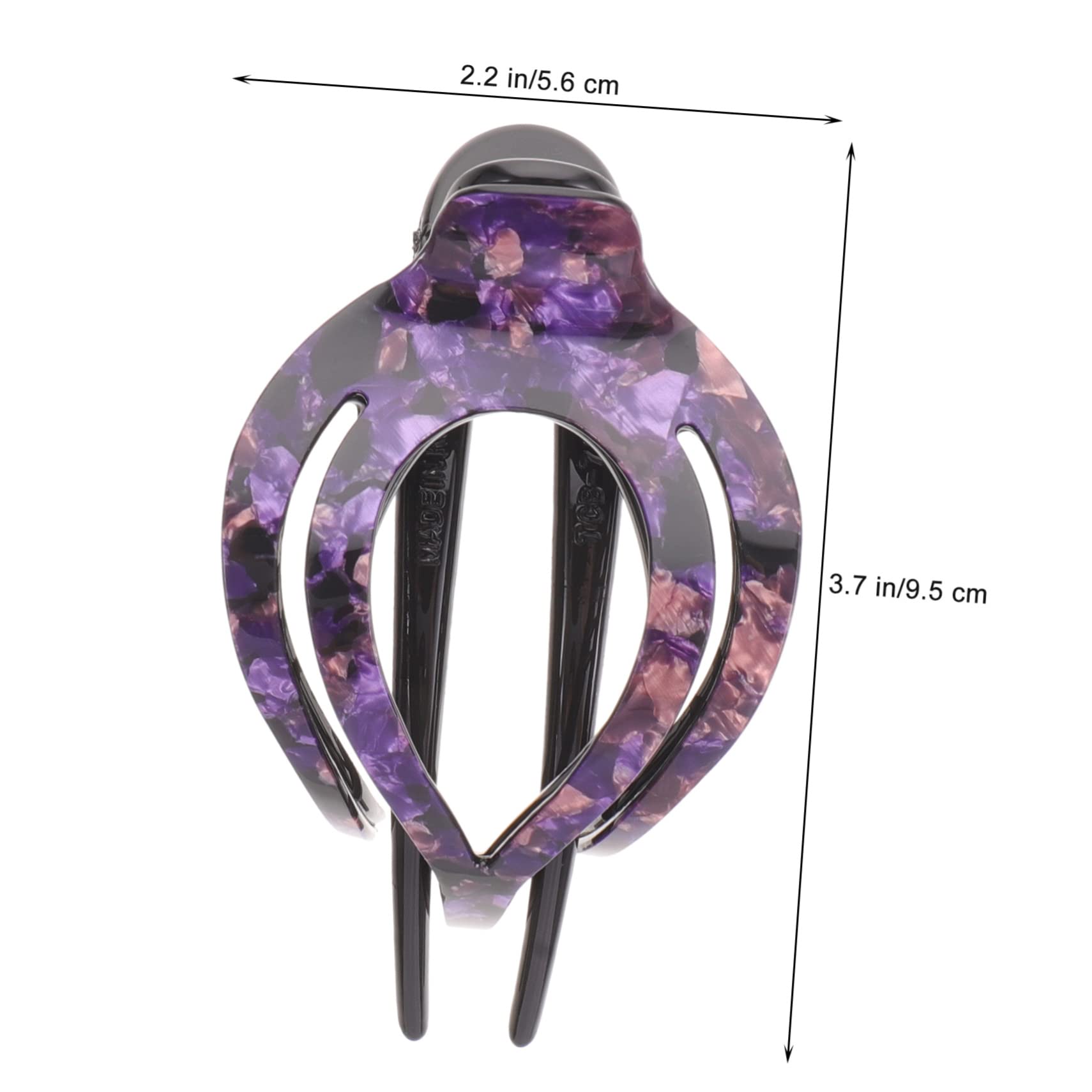 FRCOLOR 9pezzi Fermaglio Per Clip Per Accessori Per Lunghi e Spessi Design Chic Per