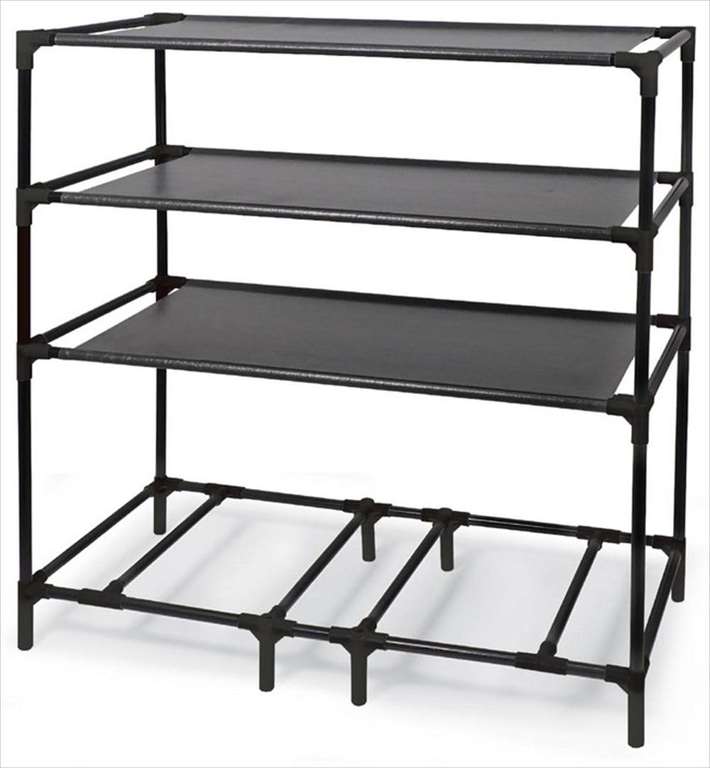 Amazon.com: 株式会社ハック HAC Shoe & Ball Rack, Black, Approx. W