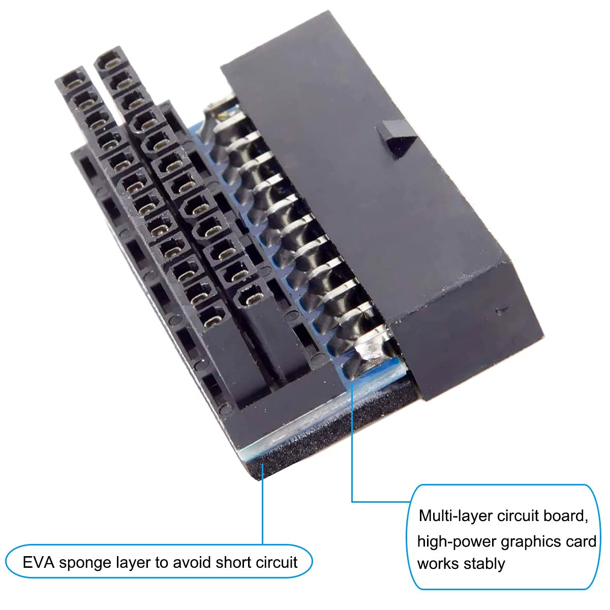 MODULO SCHEDA ADATTATORE ATX PC 24 PIN AD ALIMENTATORE CON - Foto 7