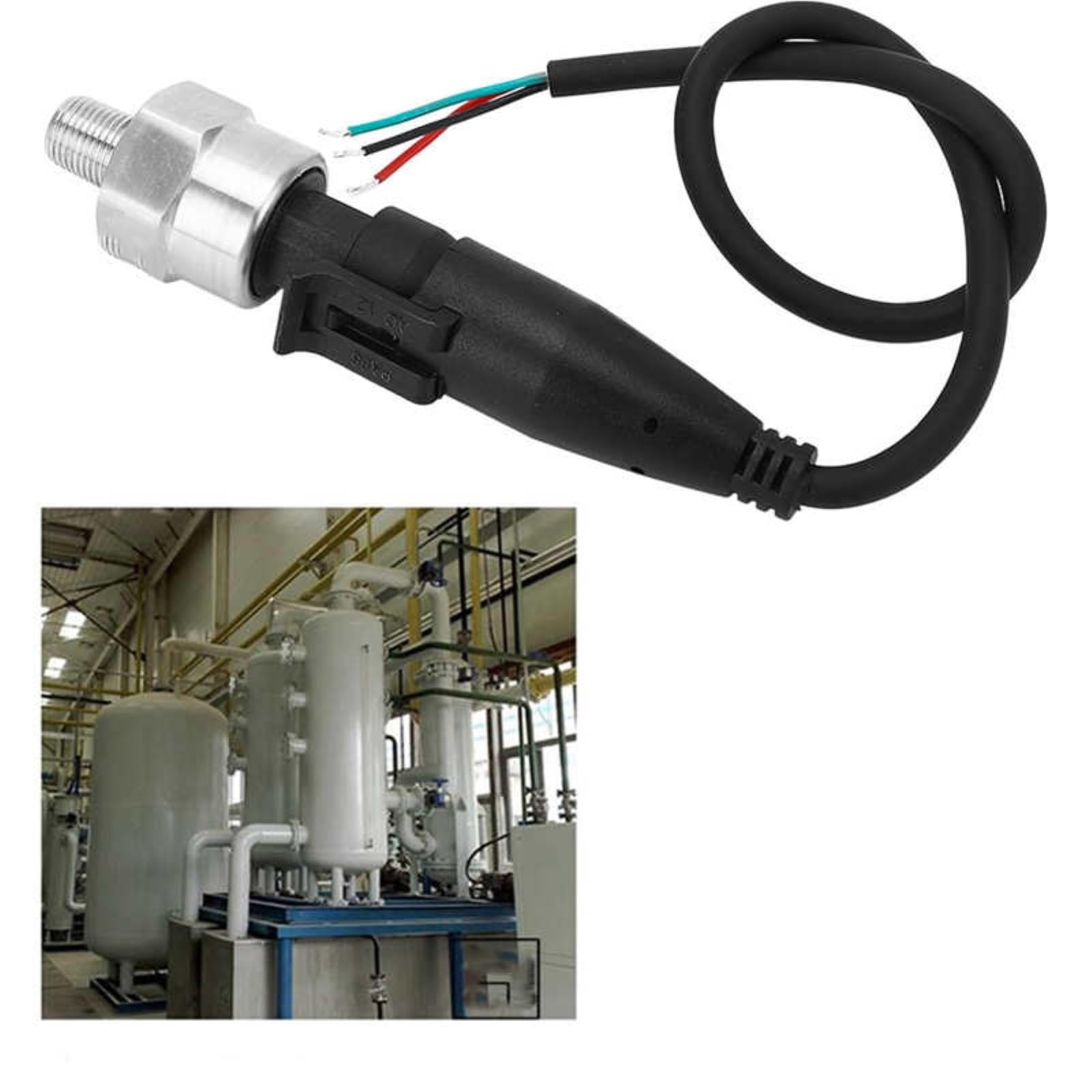 Compatible Con Sensor Temperatura Presión Aire Combustible Aceite Motor 1/8in 27NPT DC 0,5-4,5 V 0-10Mpa Rendimiento Estable