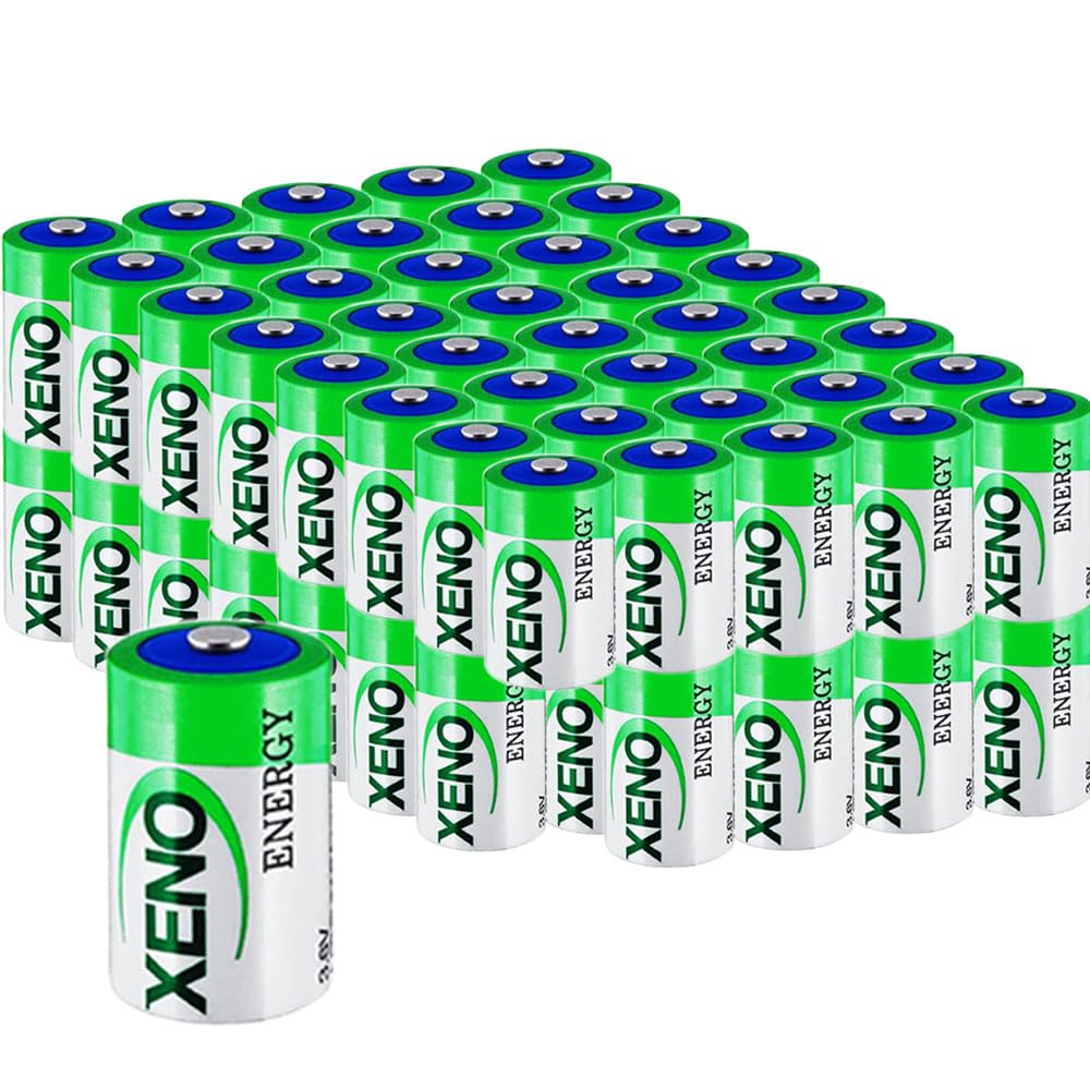 LCCJYHJFFHH «80 Pack» 19000mAh 3.6V XL-205F D Std Lithium Thionyl Chloride Battery for Xeno Energy Lithium Battery XL-205F Battery