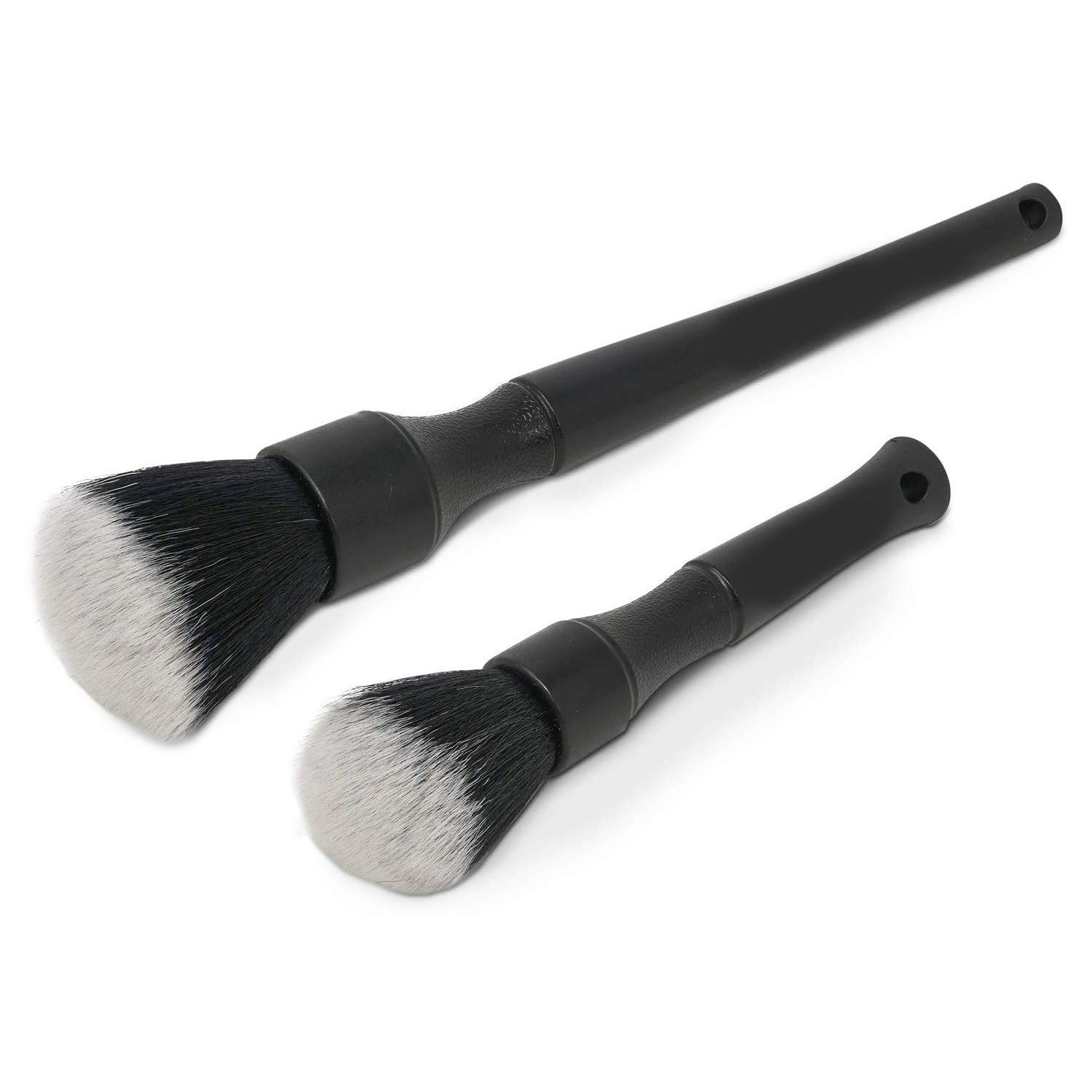 2 x Specialist Soft Detailing Brushes for Car Cleaning Vents, Dash, Trim, Seats