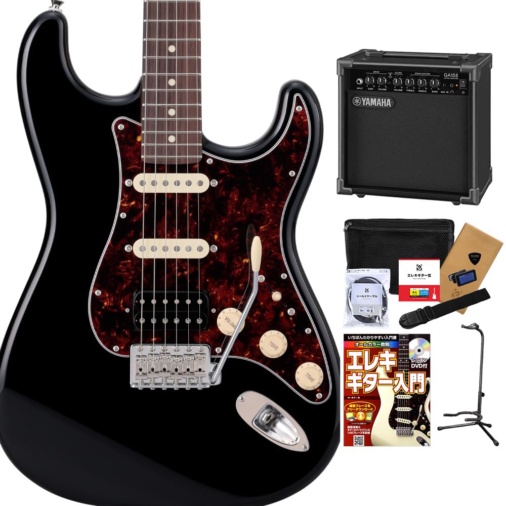Amazon | HISTORY HST/SSH-Standard BLK エレキギター初心者12点セット