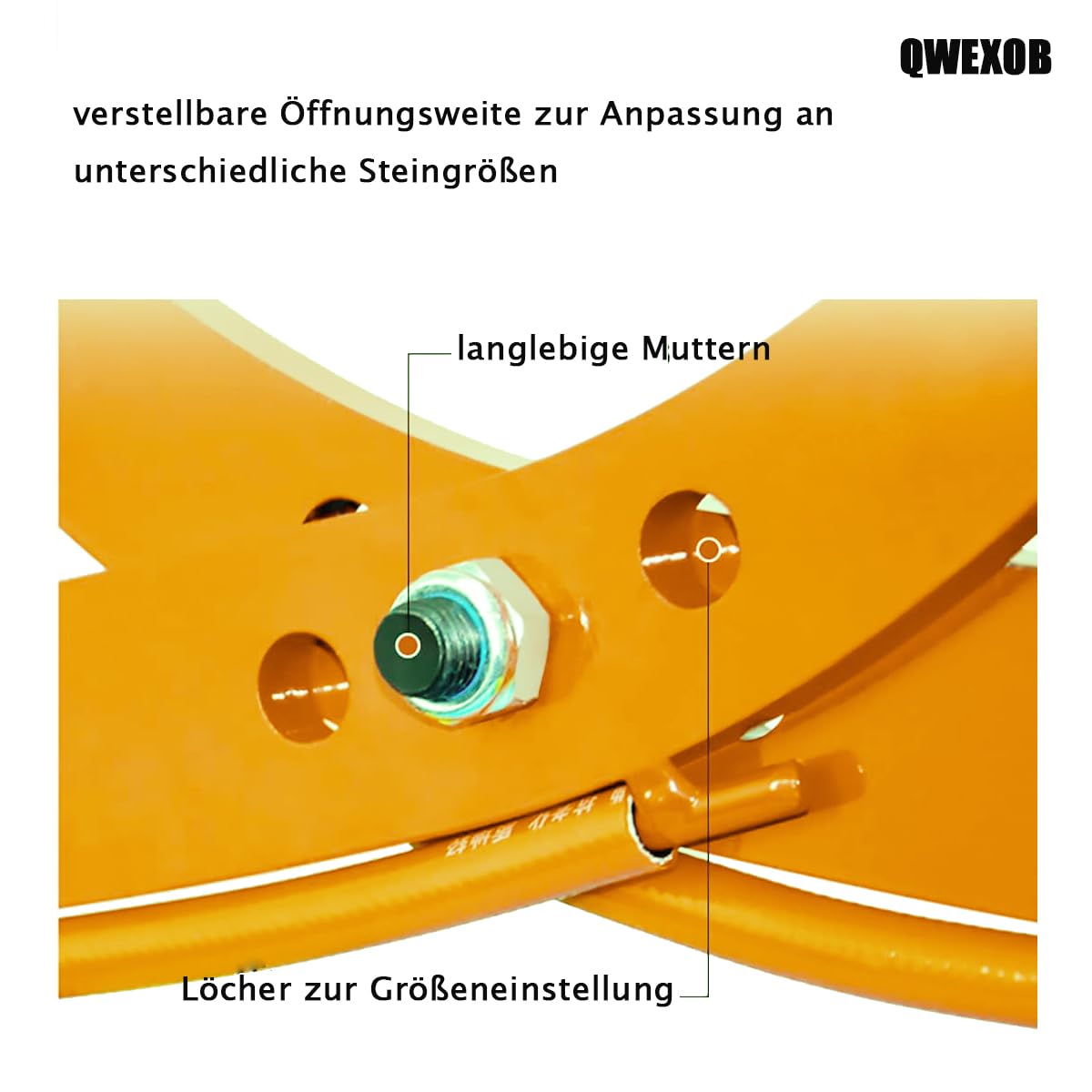 Bordsteinzange 350kg Hebezange Bordstein Steingreifer Versetzzange Bordsteinträger Treppenstufenzange Pflasterzange Steinklemme Zange Werkzeug Einstellbare 30-51 CM