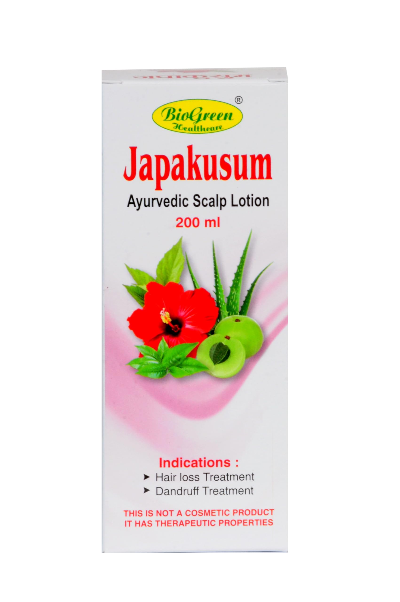 Japakusum Ayurvedic Scalp Lotion For Hair (200 ml)