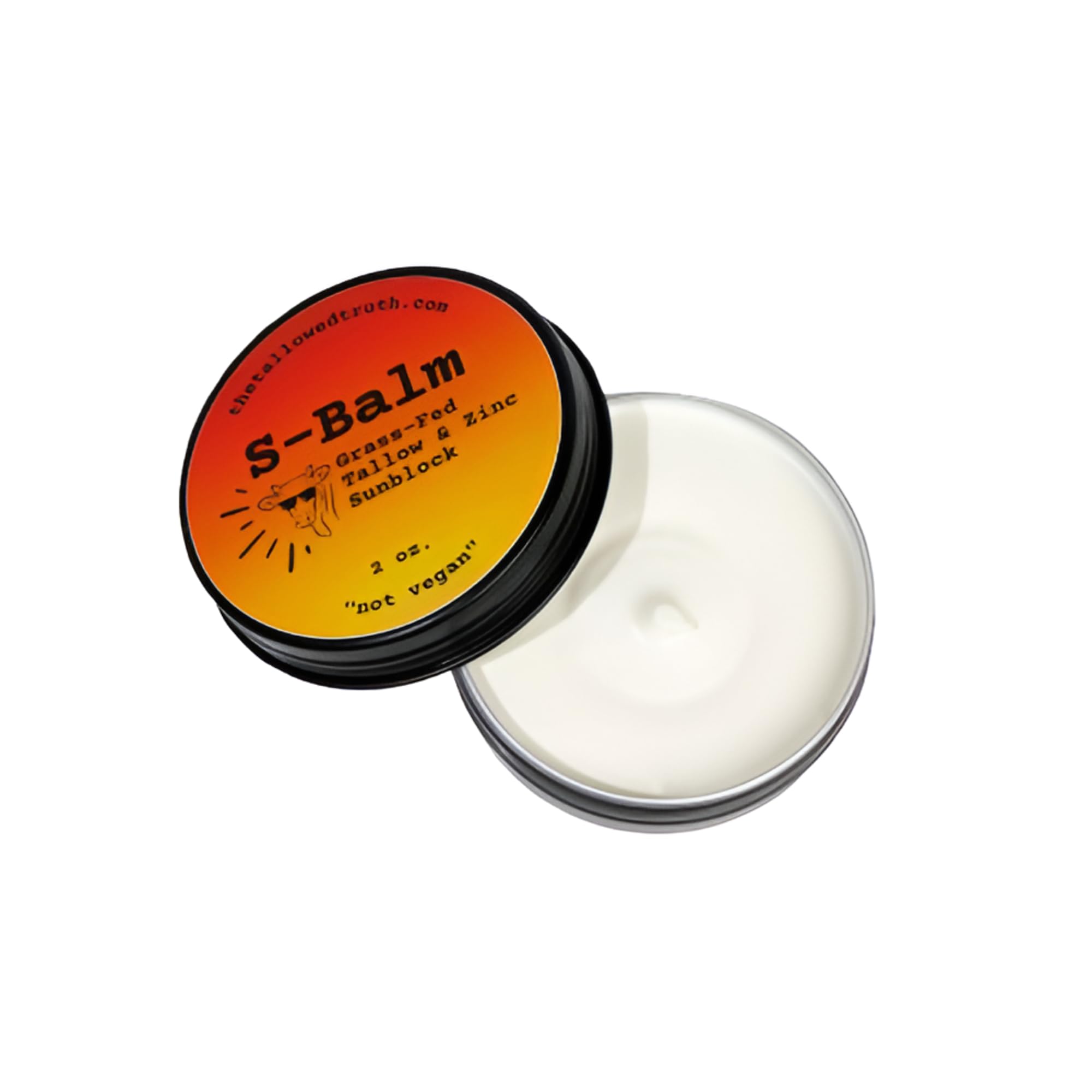 Amazon.com: S-Balm –Tallow and Zinc Sun Block – Grass-Fed Beef