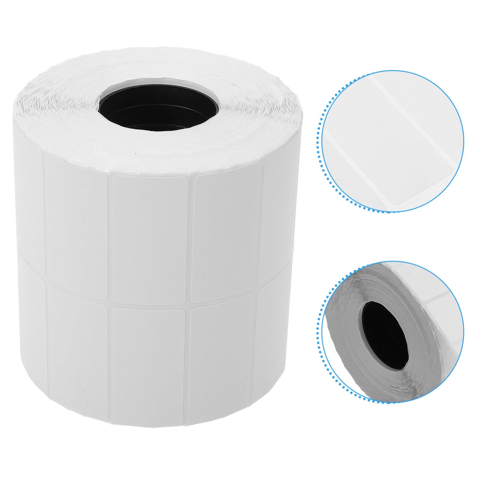 BESTYASH Etichette Adesive Alimenti in Rotolo Sticker Scrivibili per Barattoli Marmellate e Congelatore Etichette Bianche Autoadesive per Organizzazione Cucina e