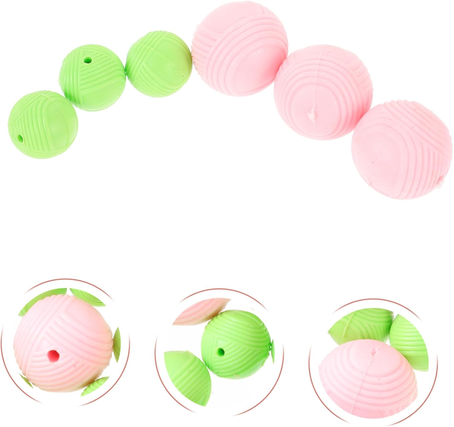 VILLCASE 300pcs Knitting Needle Stoppers Soft for Knitting Needles for Preventing -Off Includes Caps