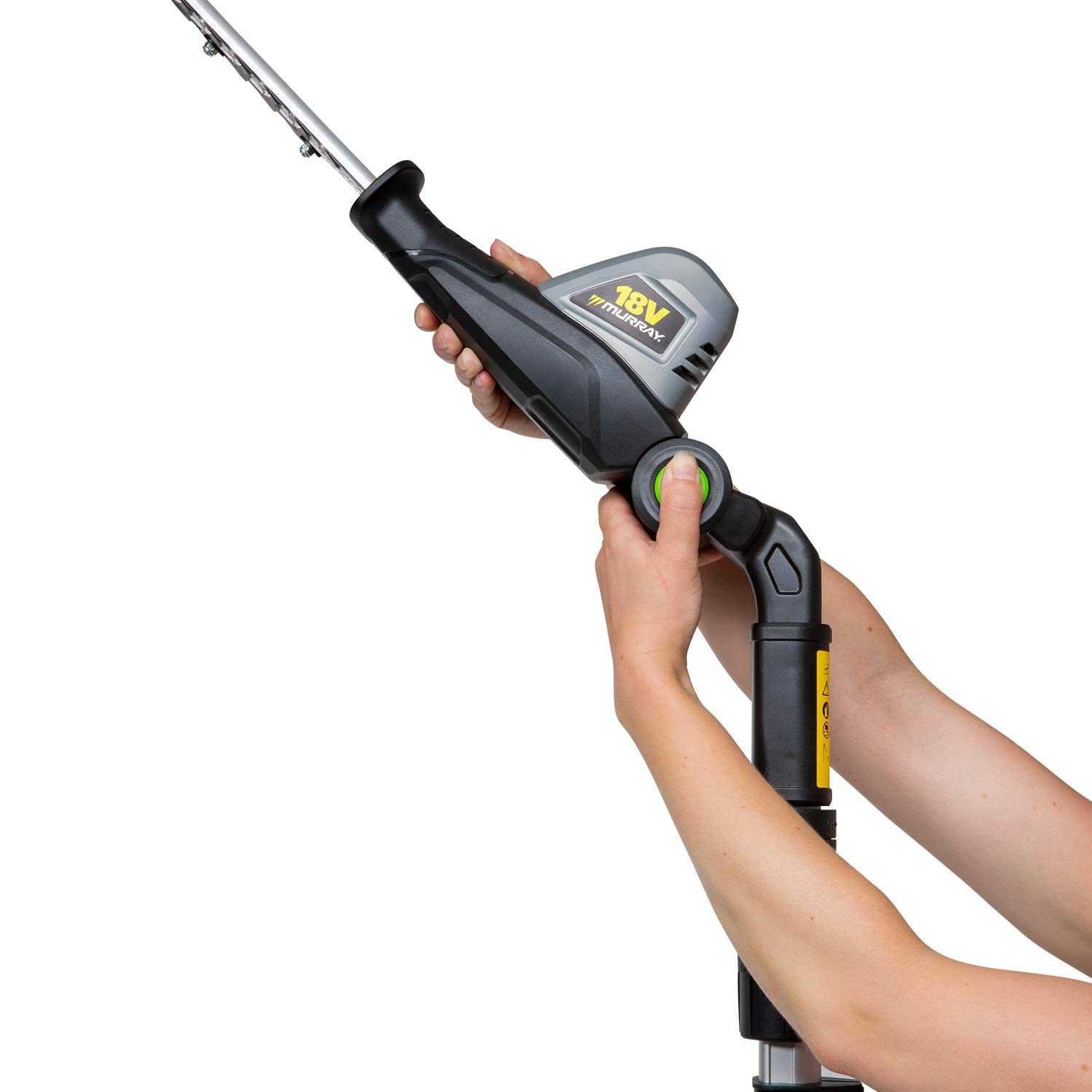 Murray IQ18PSH 18V Li-Ion Sin cordón de 20cm Sierra Telescópica y el Cortasetos de 41 cm, Powered by Briggs & Stratton, Sólo Cuerpo, Tubo Telescópico, sin Baterías ni cargador, 1697223