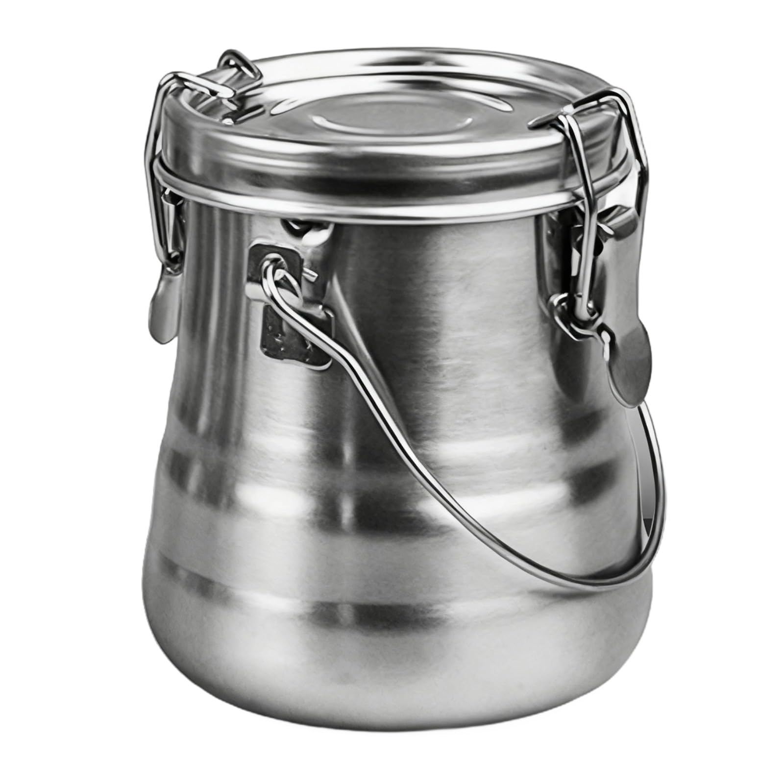 Pot de nettoyage de pinceaux de peinture à l'huile portable en acier