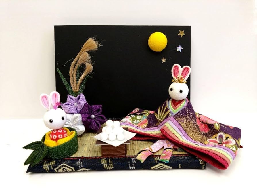 お月見　かぐや姫　ちりめん細工　季節の彩り　秋 Amazon.co.jp: お月見 かぐや姫 ちりめん細工 季節の彩り 秋