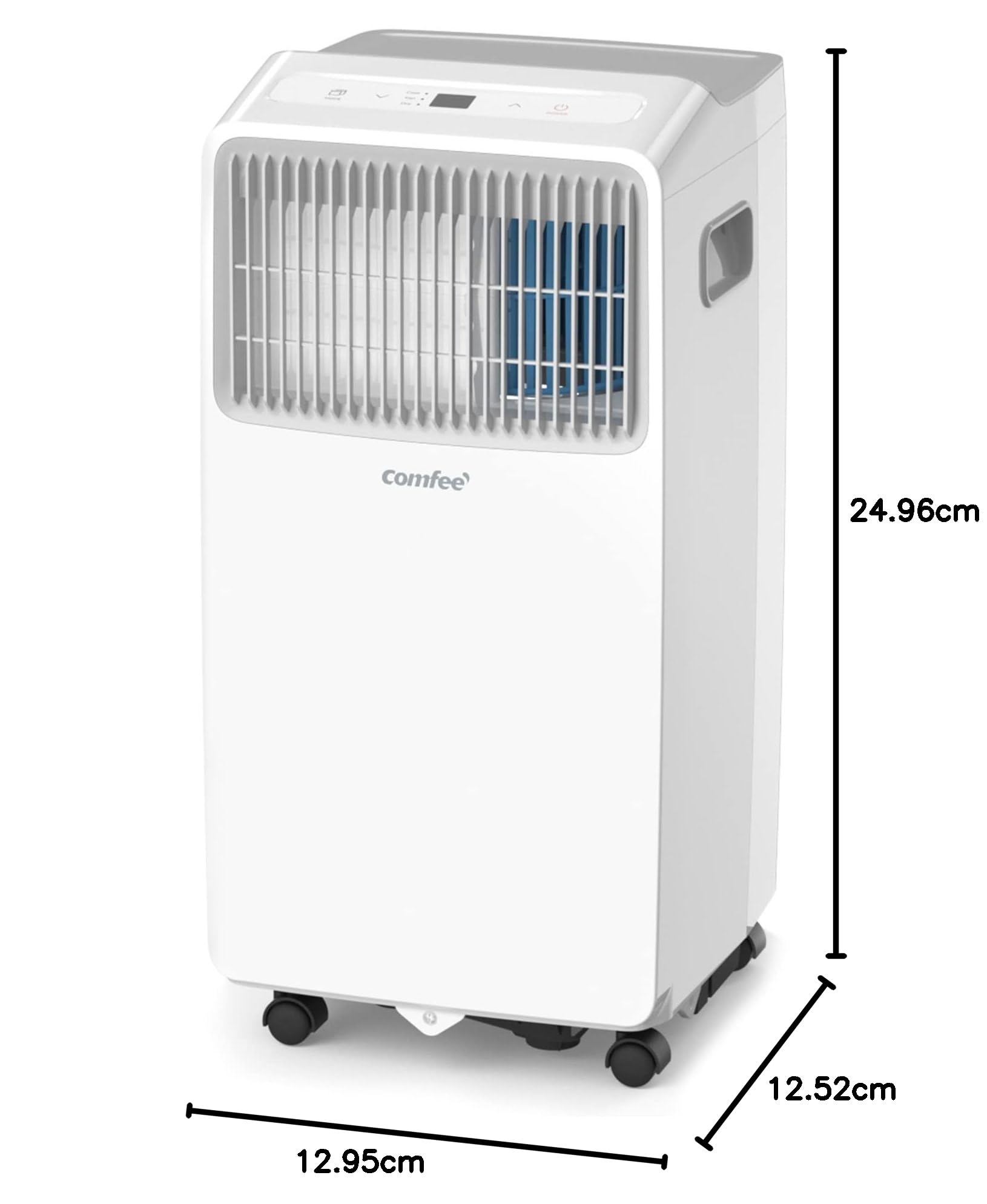 Comfee Aire Acondicionado Portátil con Mando a Distancia y Temporizador 7000BTU/1800 Frigorías,3 en 1 Aire Acondicionado Portátil Silencioso,Refrigeración,ventilación y deshumidificación,MPPHA-07CRN7