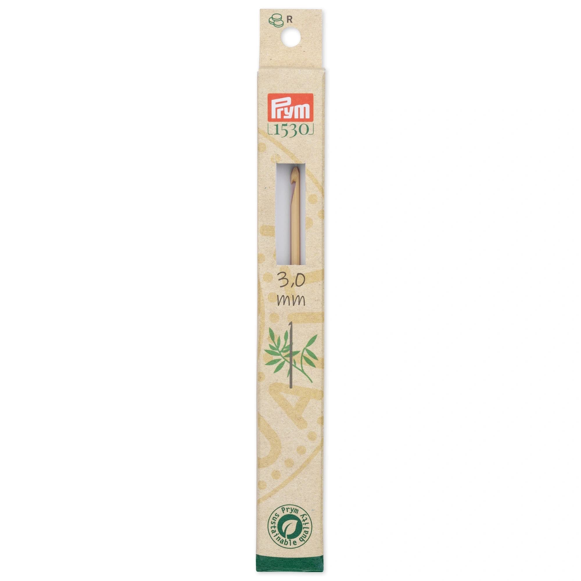Prym - Prym 1530 Wool Bamboo (15cm, 3.00mm) Crochet Hook - 1 Unit