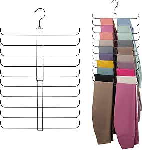 Lirex Opknoping Yoga Legging Opslag Organisator met 24 Zakken, Opvouwbare Oxford Doek Opknoping Kast Organizer Shirts Jeans Opberghanger Sokken Houder voor Familie Kast Slaapkamer, Grijs