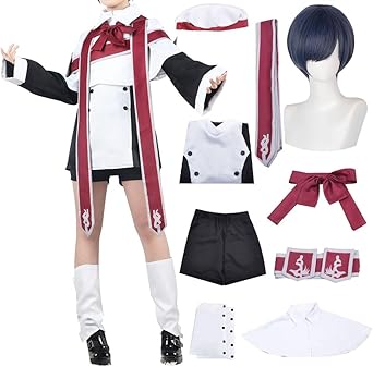 Women Cosplay Costume Full Set Costume Gown With Wig