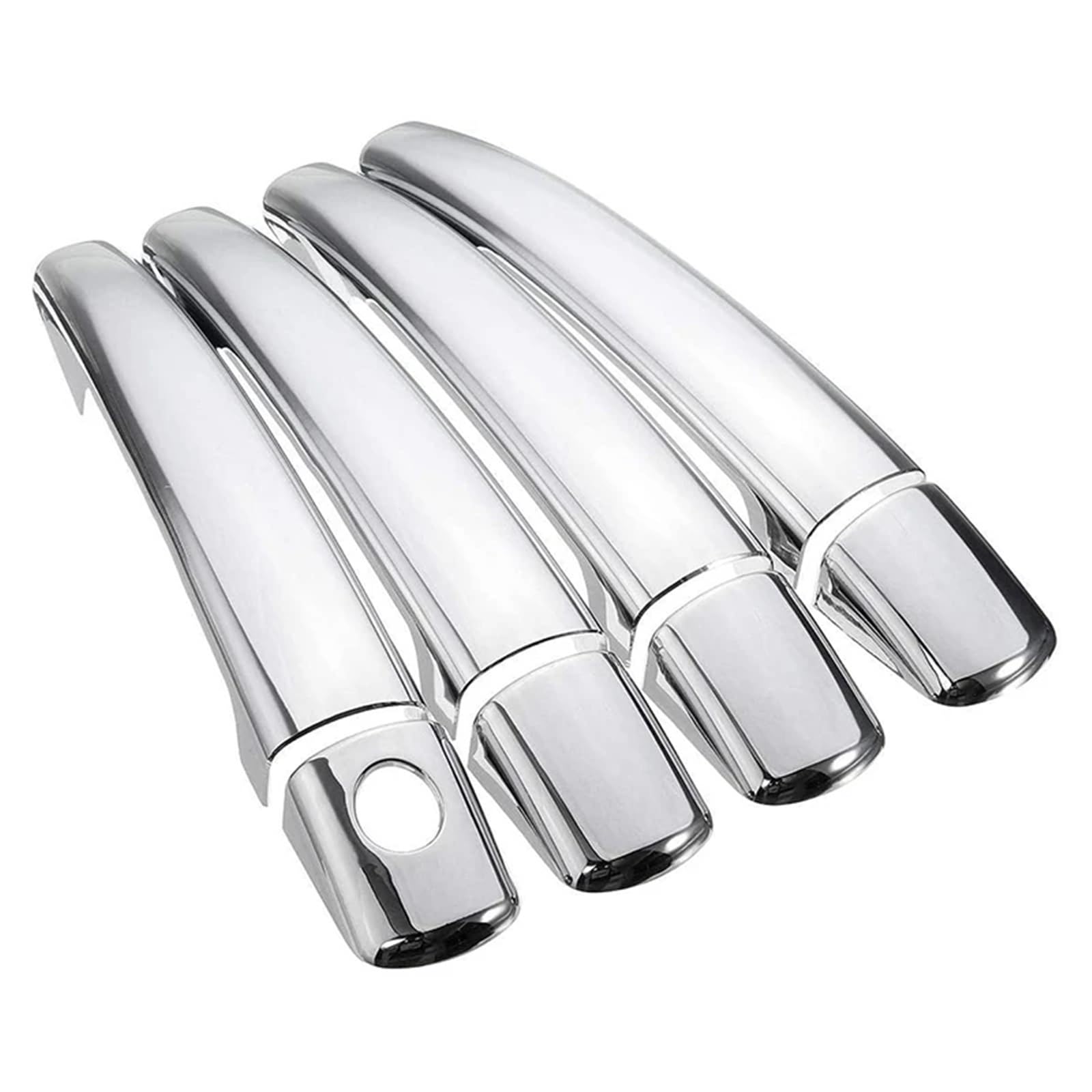 Cfayrlms One Color Door Pull Cover Compatible With C&Itroen For C4 For Coupe 2004 2005 2006 2007 2008 2009 2010 Door Handle Cover Trim Chrome