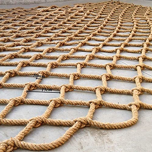 Filet de corde de chanvre pour animaux antichute balcon maille robuste - 6