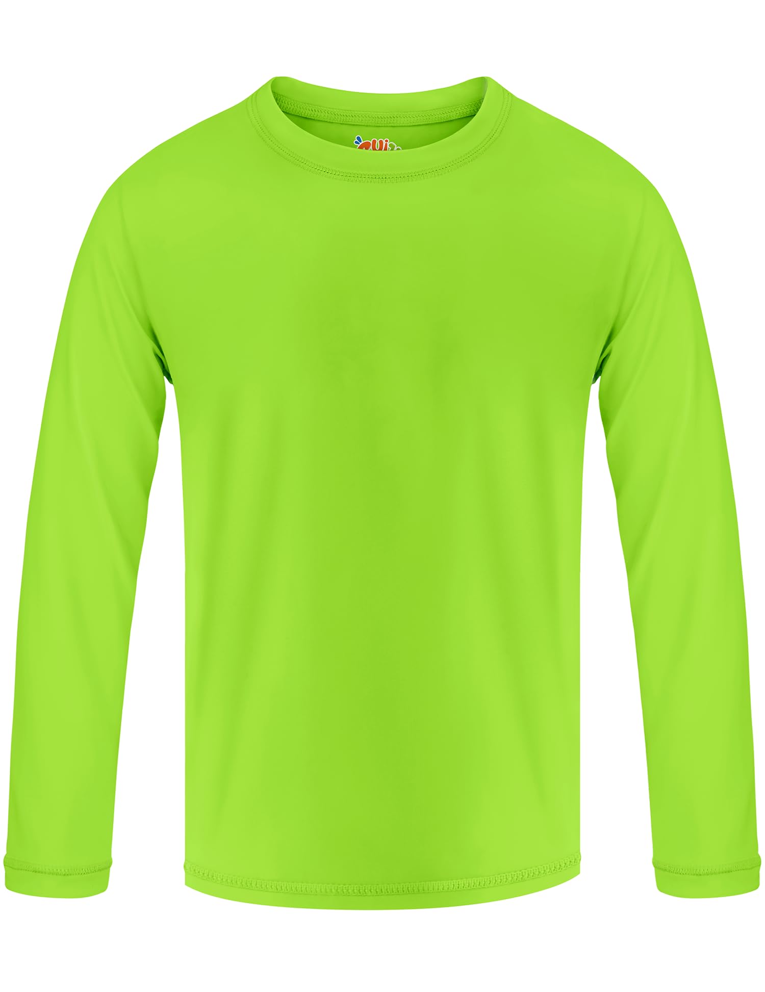 Boys Rash Guard Swim Shirt Long Sleeve Shirts UPF 50+ Sun Shirt Quick Dry Fit Neon Tees Activewear for Kids Girls Youth 2-16Y