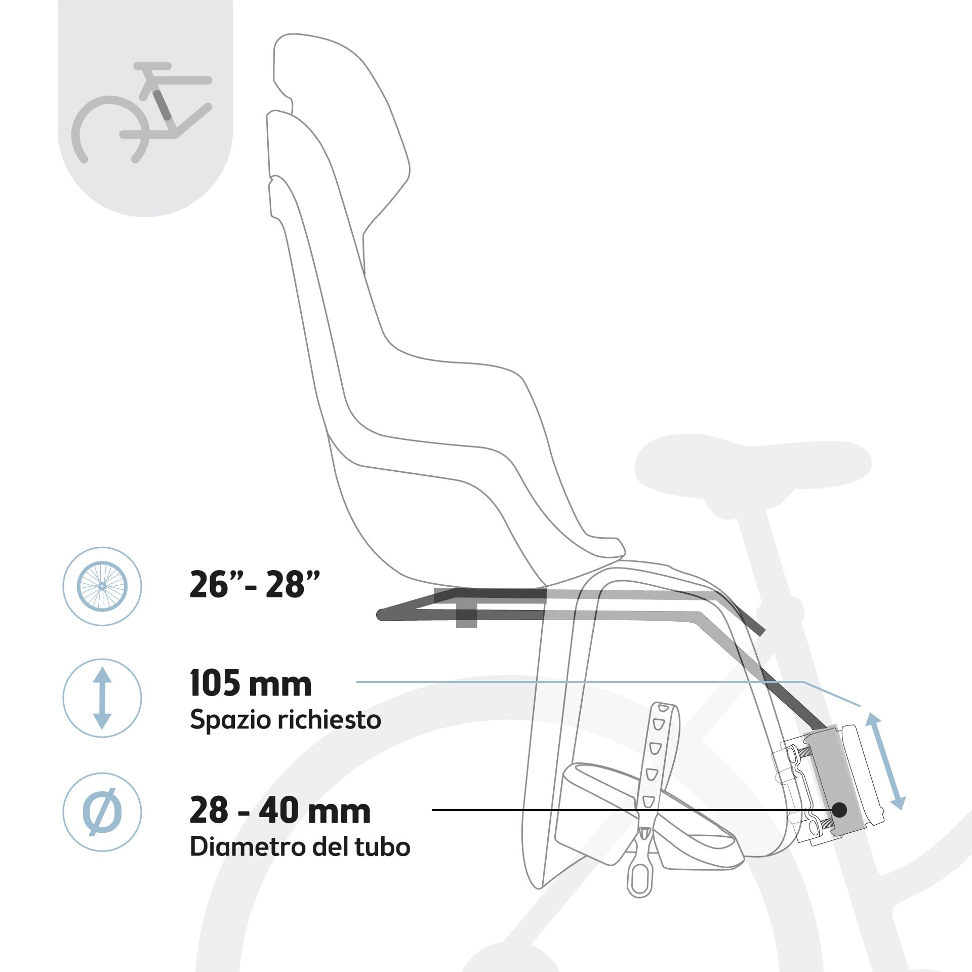 Bobike Baby Seat Go Frames - Seggiolino Unisex-Baby