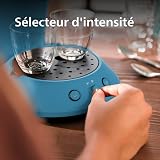 PHILIPS Senseo Original Plus Machine à café à dosettes, Sélection de l'intensité du café, Technologie Coffee Boost, 2 tasses a la fois, Plastique recyclé, Bleu Paon (CSA210/00) - 5