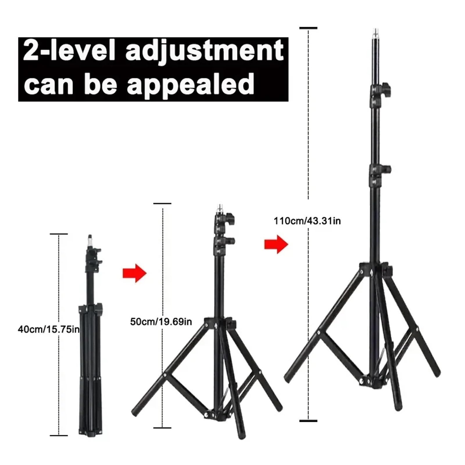 Compatibile con DITONG, treppiede for proiettore, allungabile 110 cm