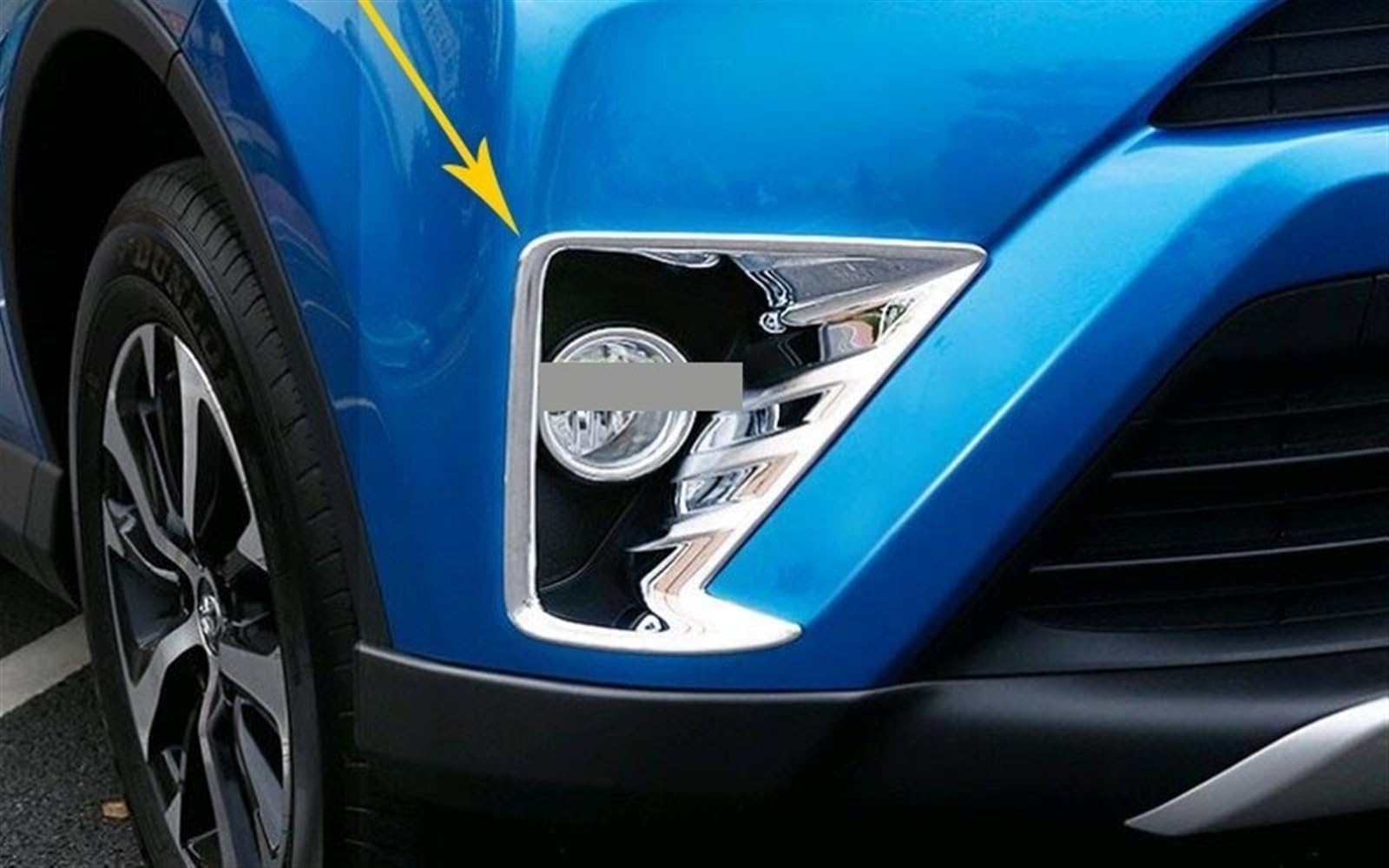 1 par, para TOYOTA, para RAV4, accesorios decorativos 2016 2017