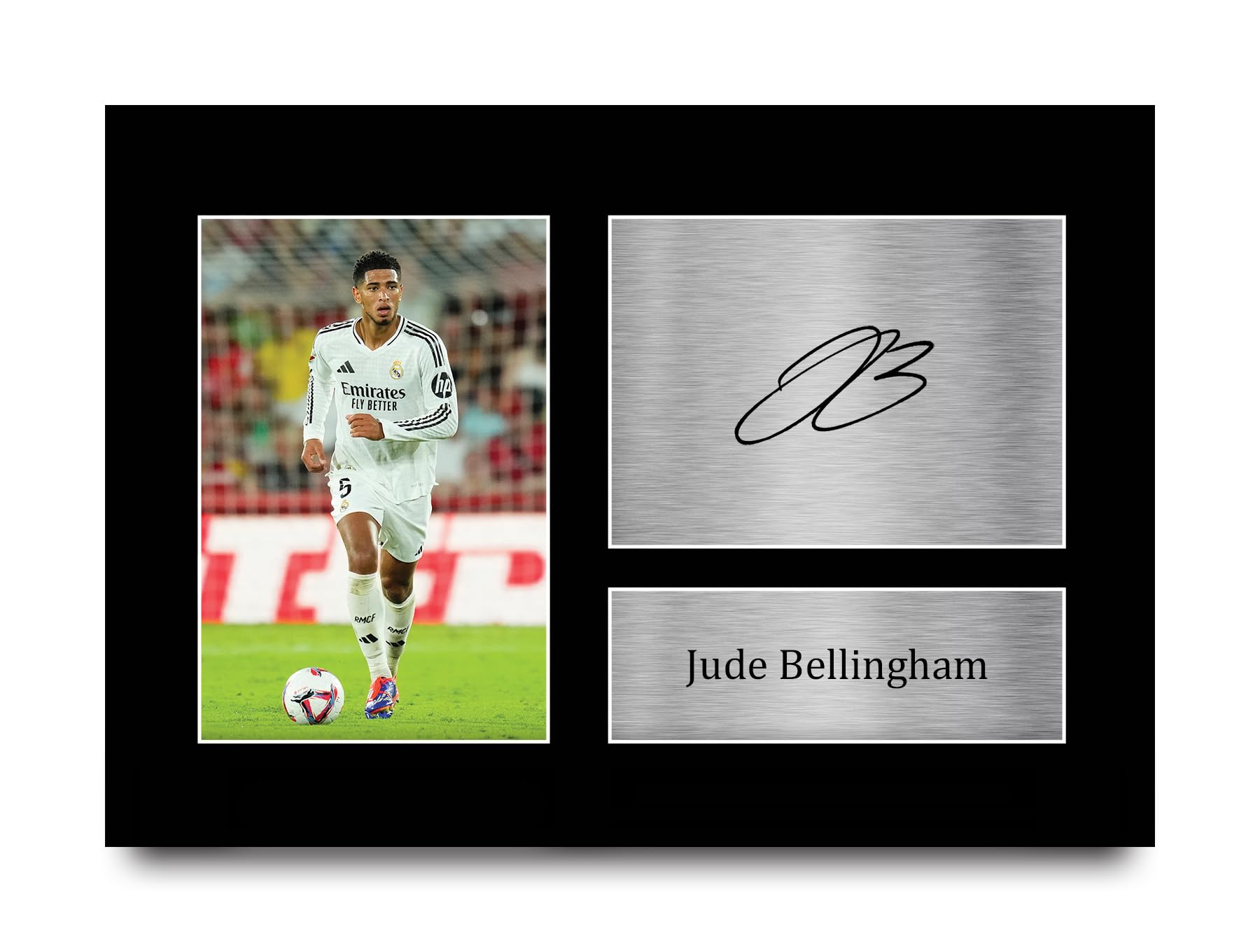 HWC Trading A4 Jude Bellingham Real Madrid Gifts Printed Signed Autograph Picture for Football Fans and Supporters - A4