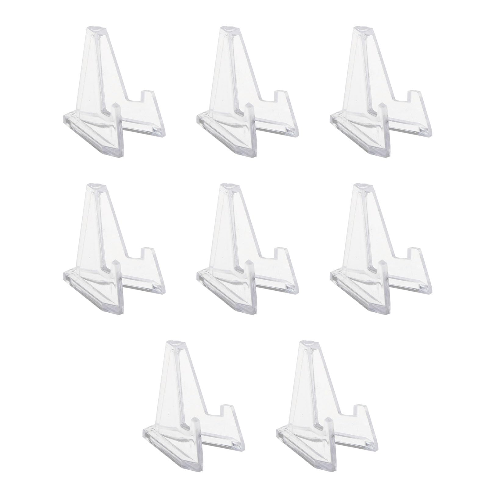 hogtnd 8 Acrylic Coin Display Stand Clear Card Easel Holder Commemorative Coin Holder Easel Stand