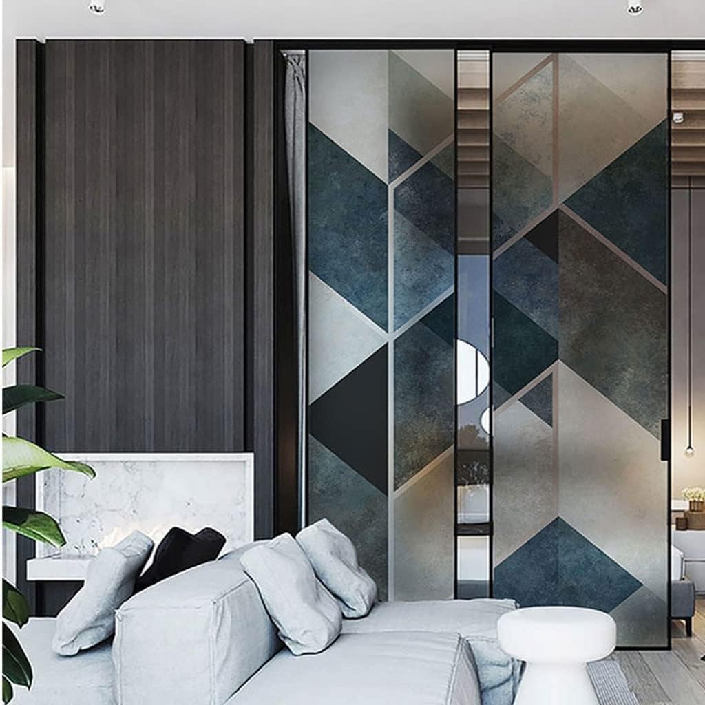 Window Privacy Film Window Film Window Film Glass Sticker Light Opaque Window Matte Office Bathroom Anti-peep Toilet Anti-light Shading Film Blackout Window Film Window Films ( Color : A , Size : 80*1
