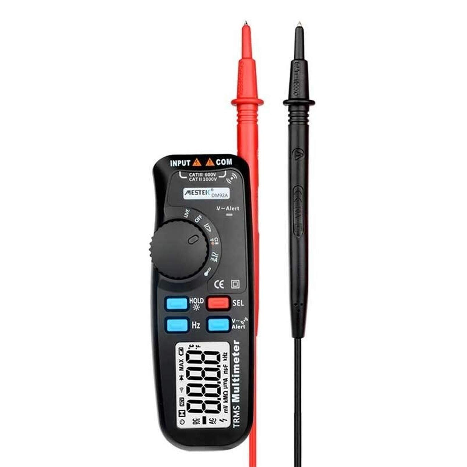 Multifunction Digital Multimeter DM92A LCD Display Multimetro Auto